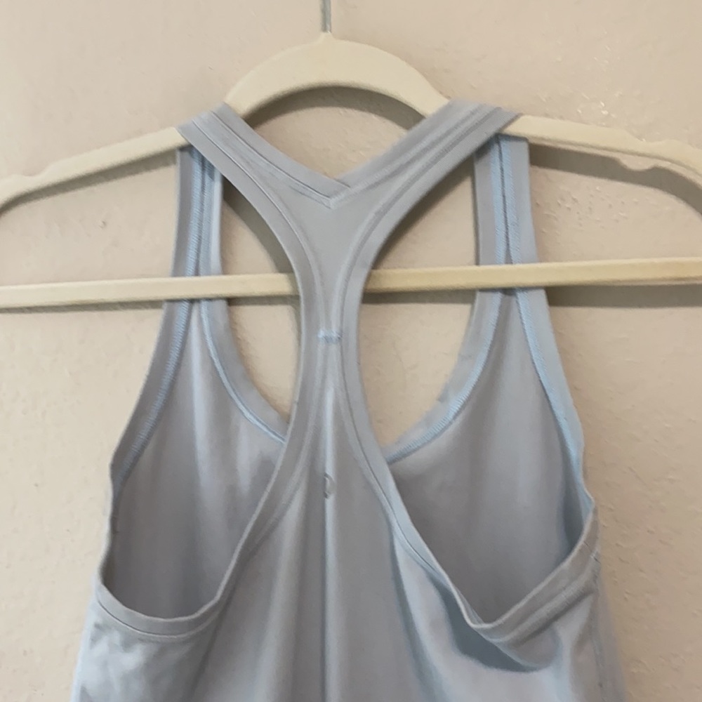 Lululemon Light Blue Racerback Tank Top - Picture 5 of 8